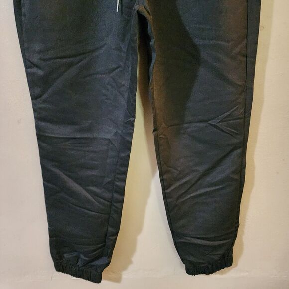 NEW Mens Manfinity Homme 2Pc Jogger Pants Size L Khaki Black Drawstring Pockets - Picture 12 of 13